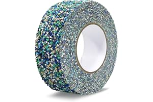 QILIMA Pool Rubber Grip Tape 5cm x 5m-Blue, Heavy Duty Anti Slip Tape for Stairs & Outdoor Safety, Waterproof Traction Strips