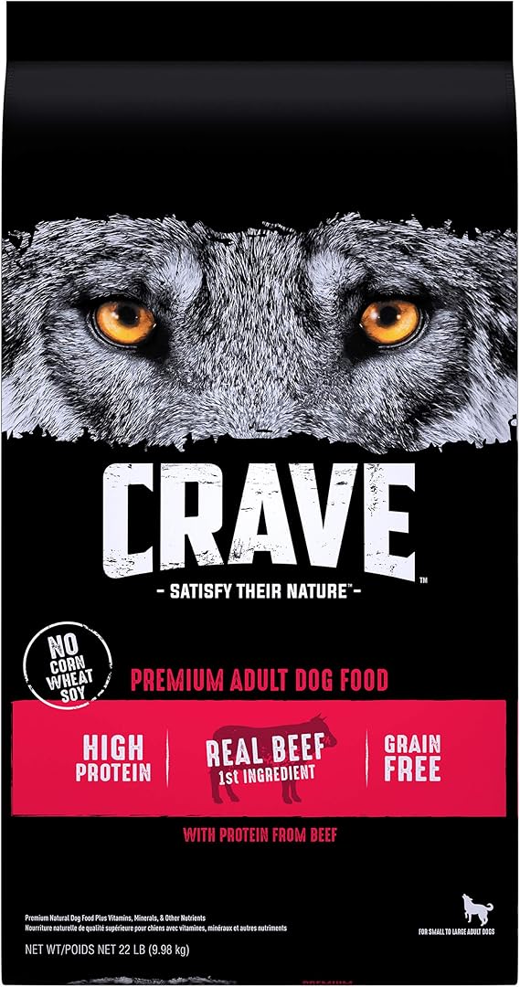 crave 22 lb dog food