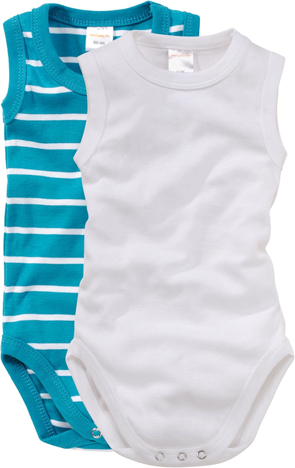 Marcinkowski Babybody 3er Pack - 100% Baumwolle Kurzarm Unisex