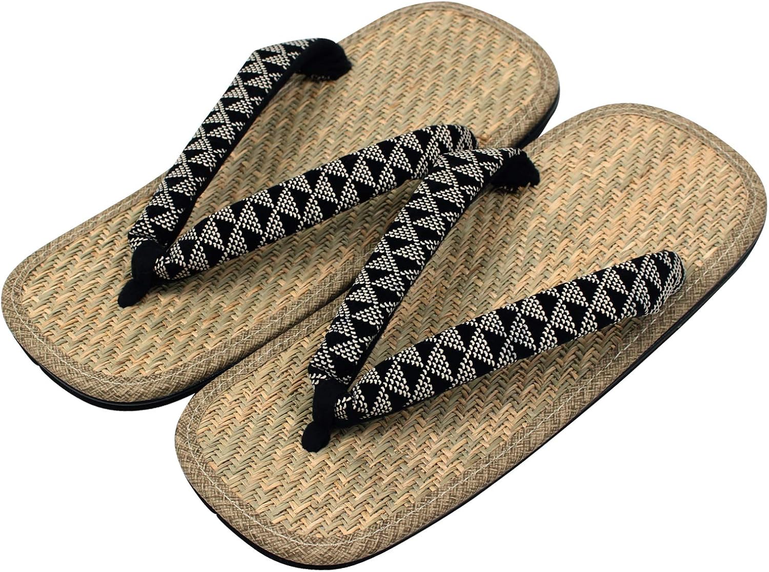 Amazon 信貴 雪駄 パナマ 黒ライト底 メンズ 下駄 草履