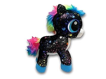 black unicorn stuffed animal