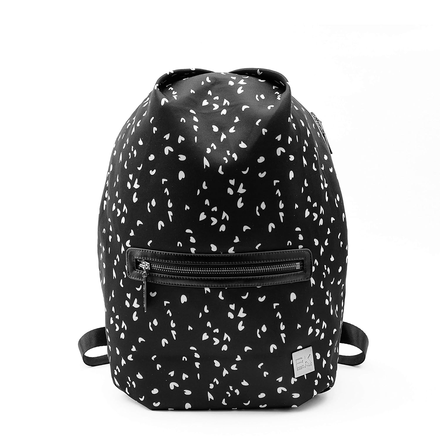 Baby K'tan Sojourn Diaper Bag – Machine Washable Backpack with Changing Pad, Laptop Pouch, Cooler & Wet Nappy Bag, Sweetheart Black