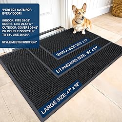 OLANLY Front Door Mat Indoor Outdoor