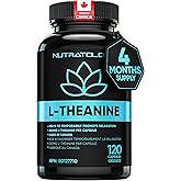 Nutratology L-Theanine 250MG Capsules | Canadian-Made | For Stress Management | Promotes Relaxation & Calmness Without Drowsi