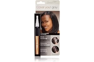 Daggett & Ramsdell Cover your gray root touch-up & highlighter jet black Hair Color, 0.07 Ounce