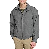 DOCKERS Men's Wool Blend Harrington Bomber