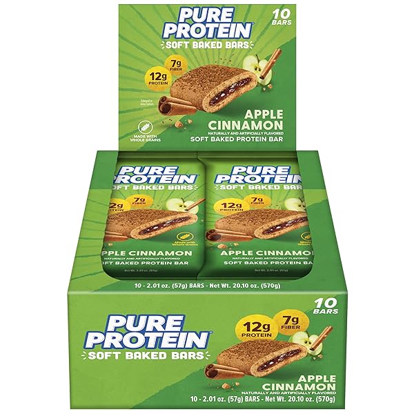 PURE PROTEIN APPLE CINNAMON SOFT BAKED PROTEIN BARS...