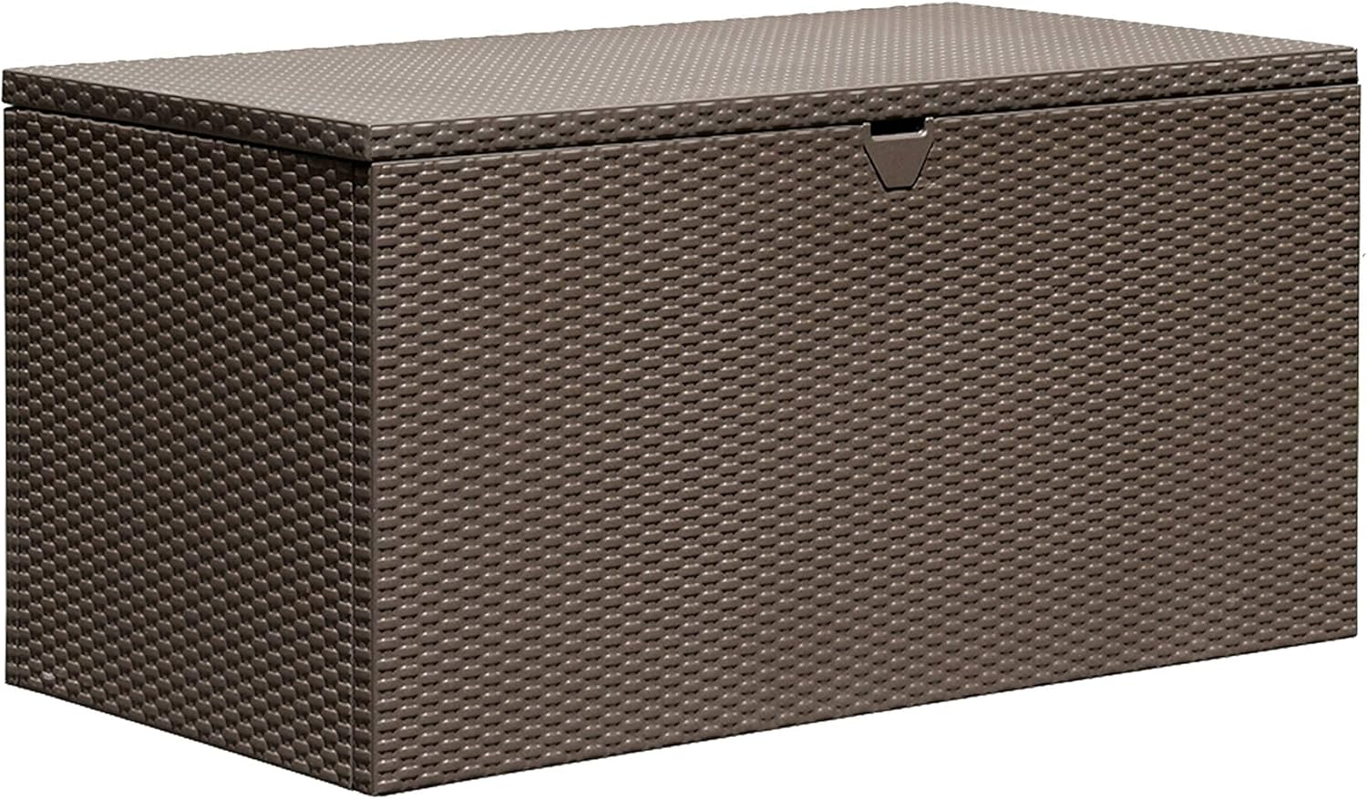 Arrow 4' x 2' x 2' Spacemaker Espresso 134 Gallon Hot-Dipped Galvanized Steel Storage Deck Box : Garden & Outdoor