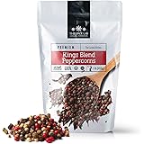 The Spice Lab 5 pepper Rainbow Peppercorn - Mixed Peppercorns with Pimenta (All Spice) – 1 Pound Resealable Bag - Kings Peppe