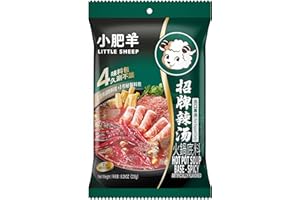 Little Sheep Hot Pot Soup Base (Hot), 8.29 Oz / 235g (Pack of 1)