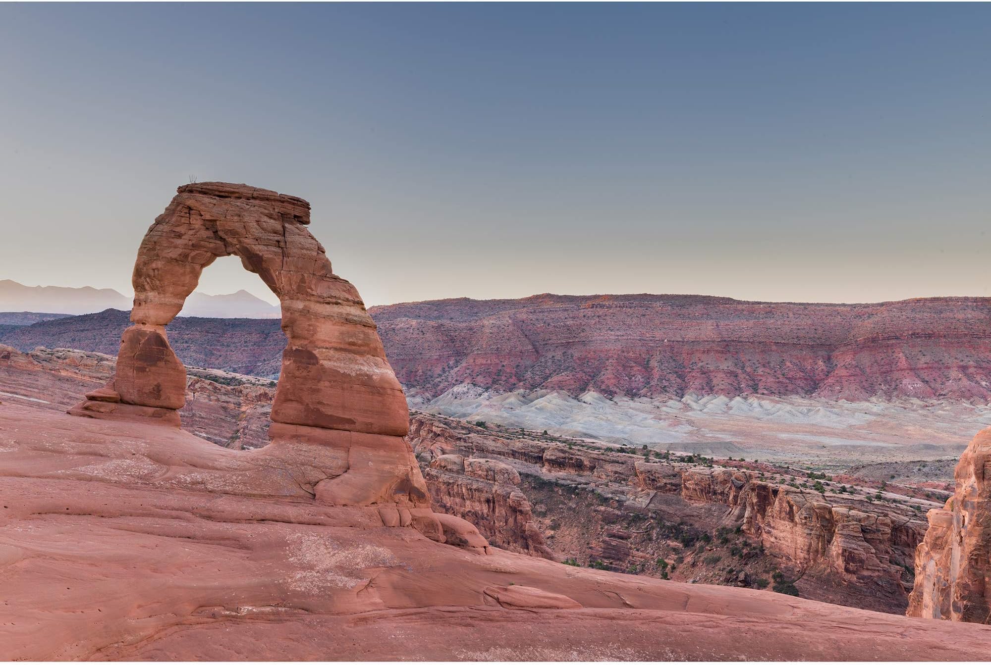 Utah Nature Photography 24x36 Inch Nature Art Print Delicate Arch in Arches National Park Utah at Sunrise Unframed | Professionally Produced Wall Poster Direct from The Artist