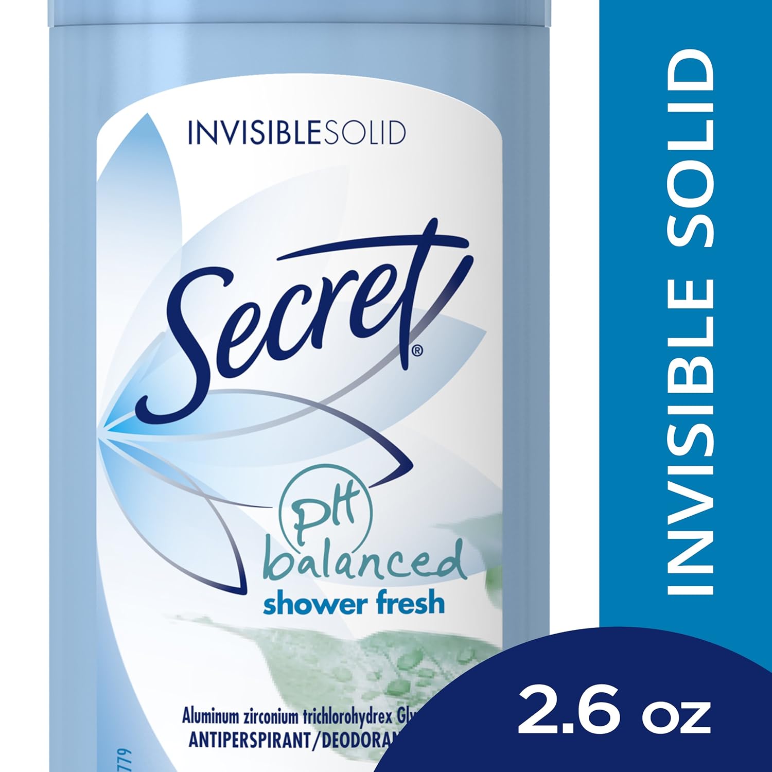 Secret Shower Fresh Invisible Solid Antiperspirant and Deodorant 2.6 oz : Beauty