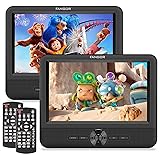 FANGOR 7.5" Dual Portable DVD Player for Car, Car