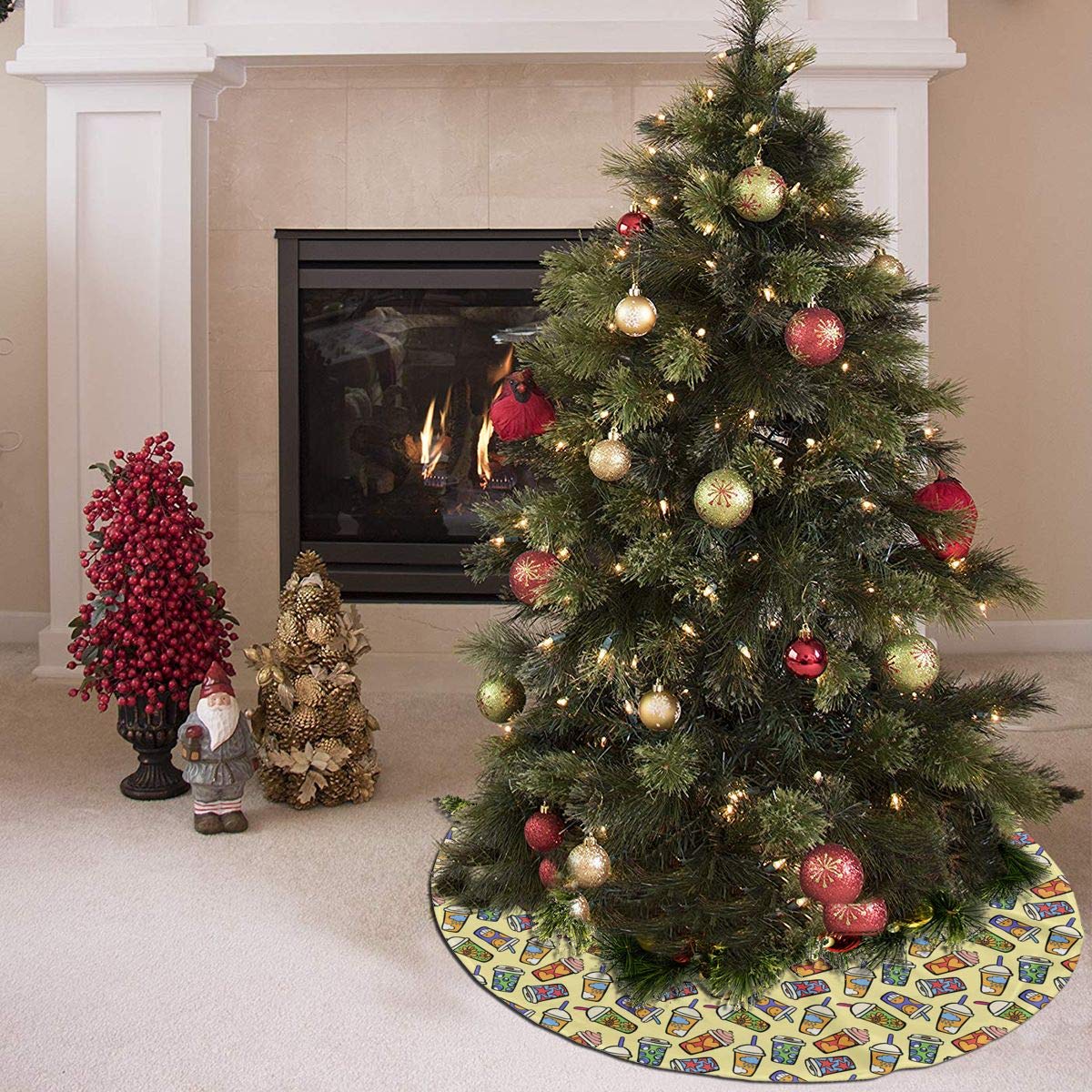 Tree Skirts Seasonal Decor Hdkoajh 35 Inch Christmas Tree Skirts