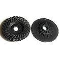 SIGNI S/C Plastic Back Grinding Disc for Granite/Marble/Concrete and Glass(16 Grit, 4.5 inch) 5 Pack