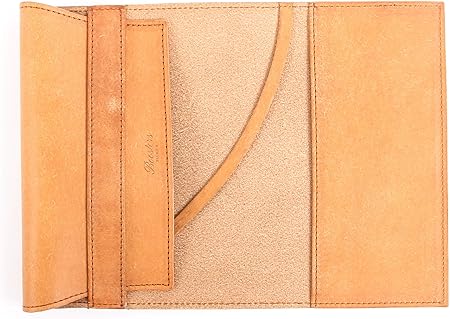 Amazon Co Jp ブースターズ ブックカバー 文庫本サイズ 本革 レザー おしゃれ Boosters サッビア 服 ファッション小物