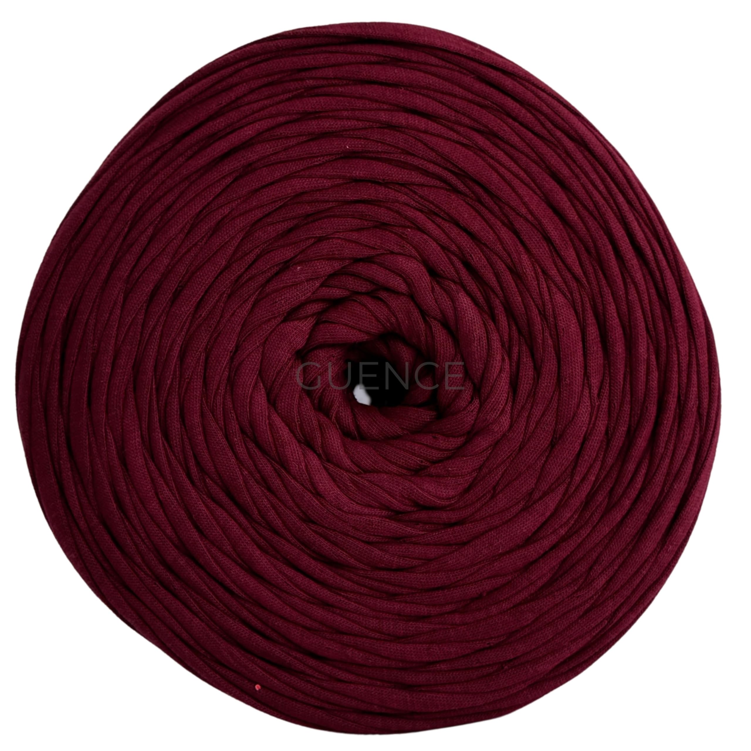 Photo 1 of YarnArt Maccheroni T-Shirt Yarn – 100% Recycled Textile, 600g (±100g), 130m – Chunky Cotton Blend for Crochet Bags, Rugs, Baskets, Home Decor & DIY Multicolor Projects (Maroon)