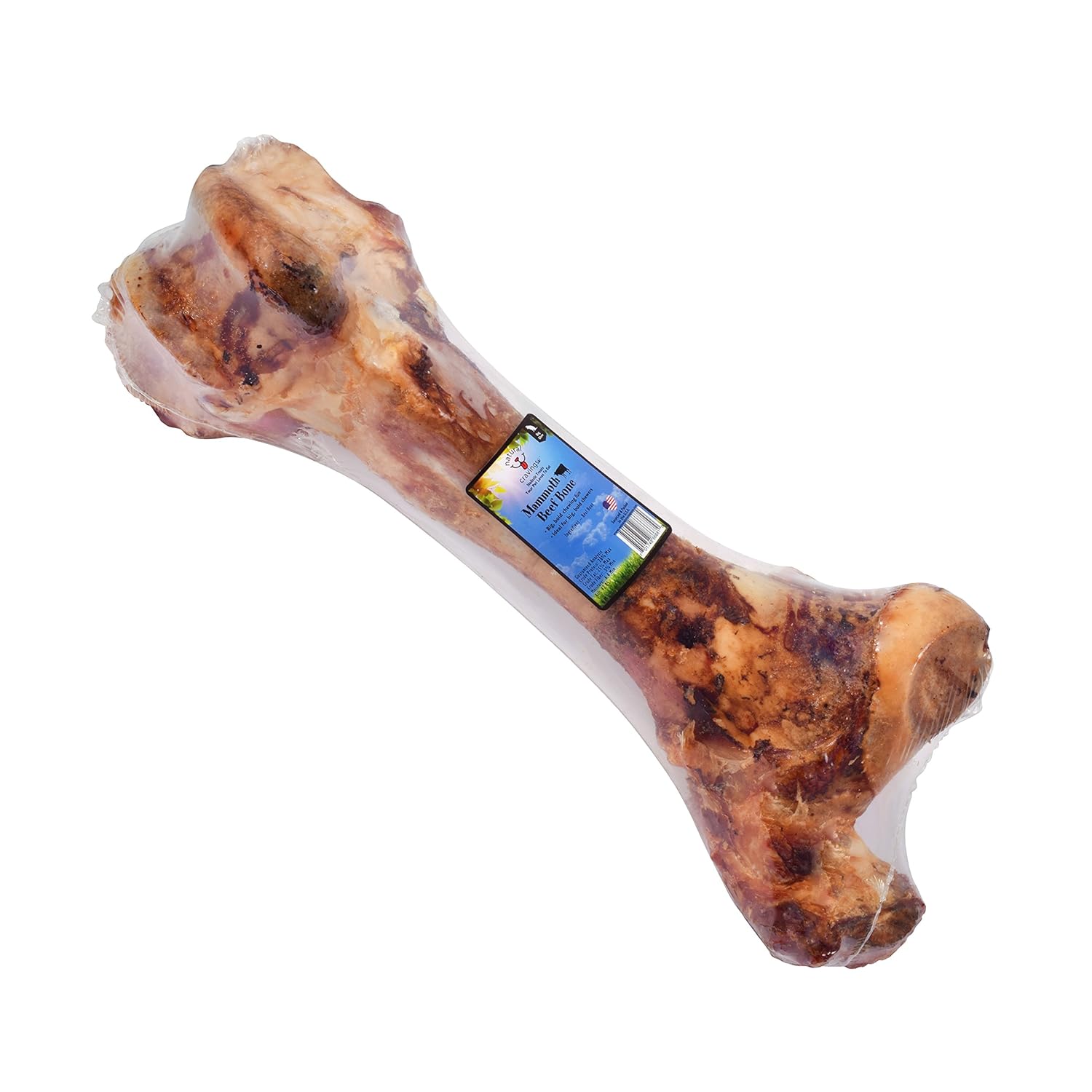 Natural Cravings USA Beef Mammoth Femur Bone XXL 2 Pack
