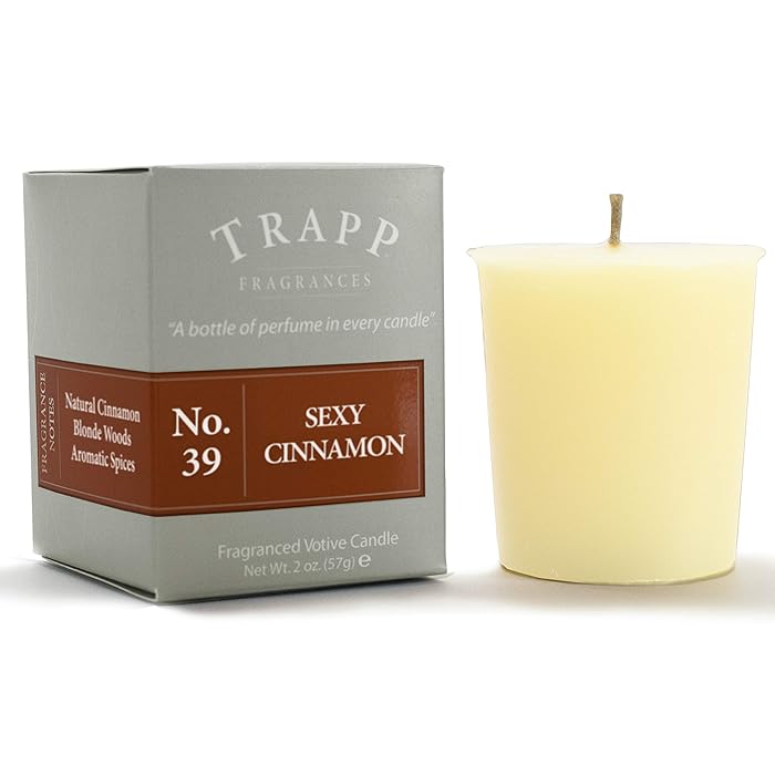Trapp Signature Home Collection - No. 39 Sexy Cinnamon Votive Scented Candle 2 Ounce, Pack of 4