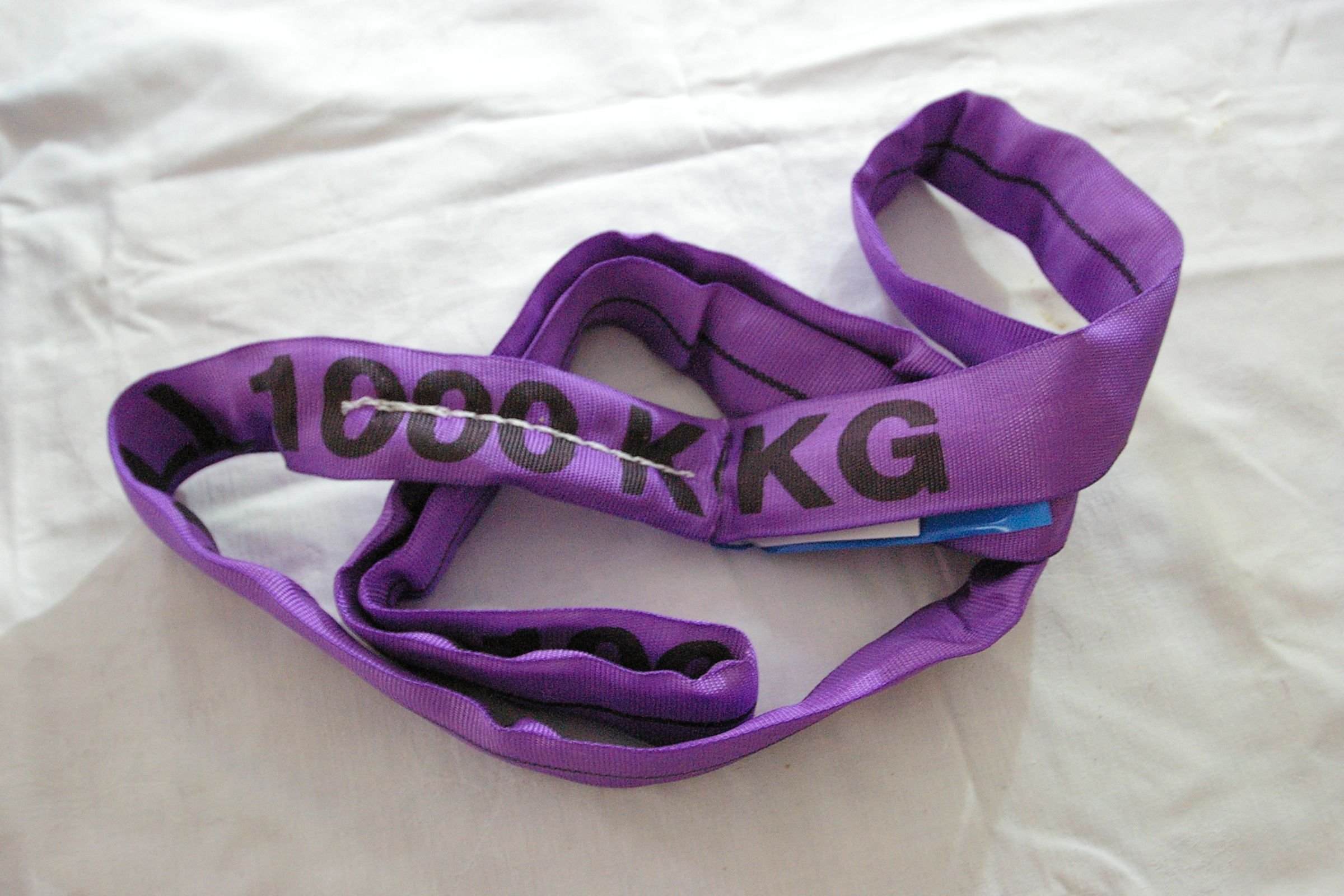 Braun GmbH Braun 10021RS Round Sling 1000 kg Load Capacity 2 m Continuous with Polyester Core Purple