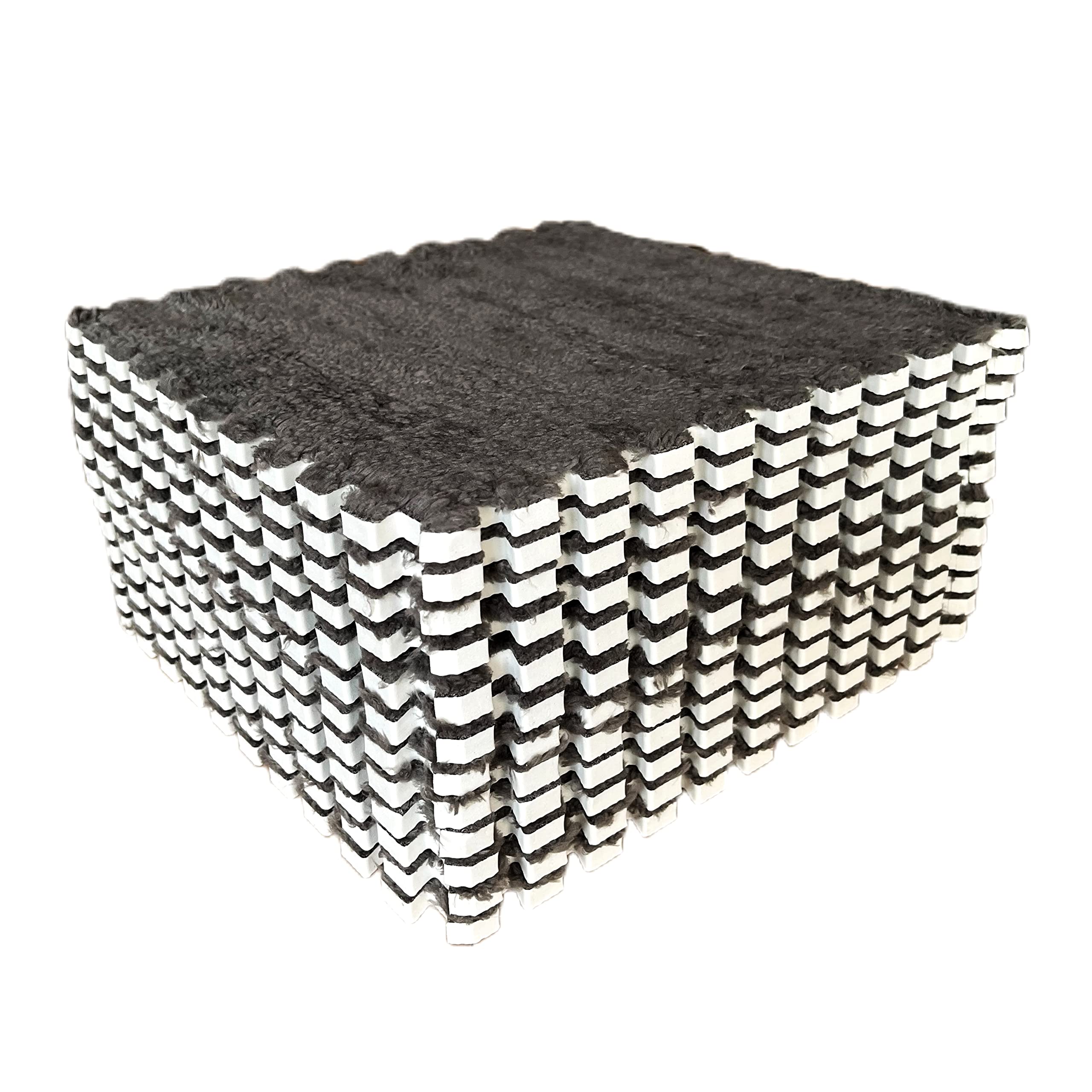 easycustomerlee 12pcs Interlocking Carpet Shaggy