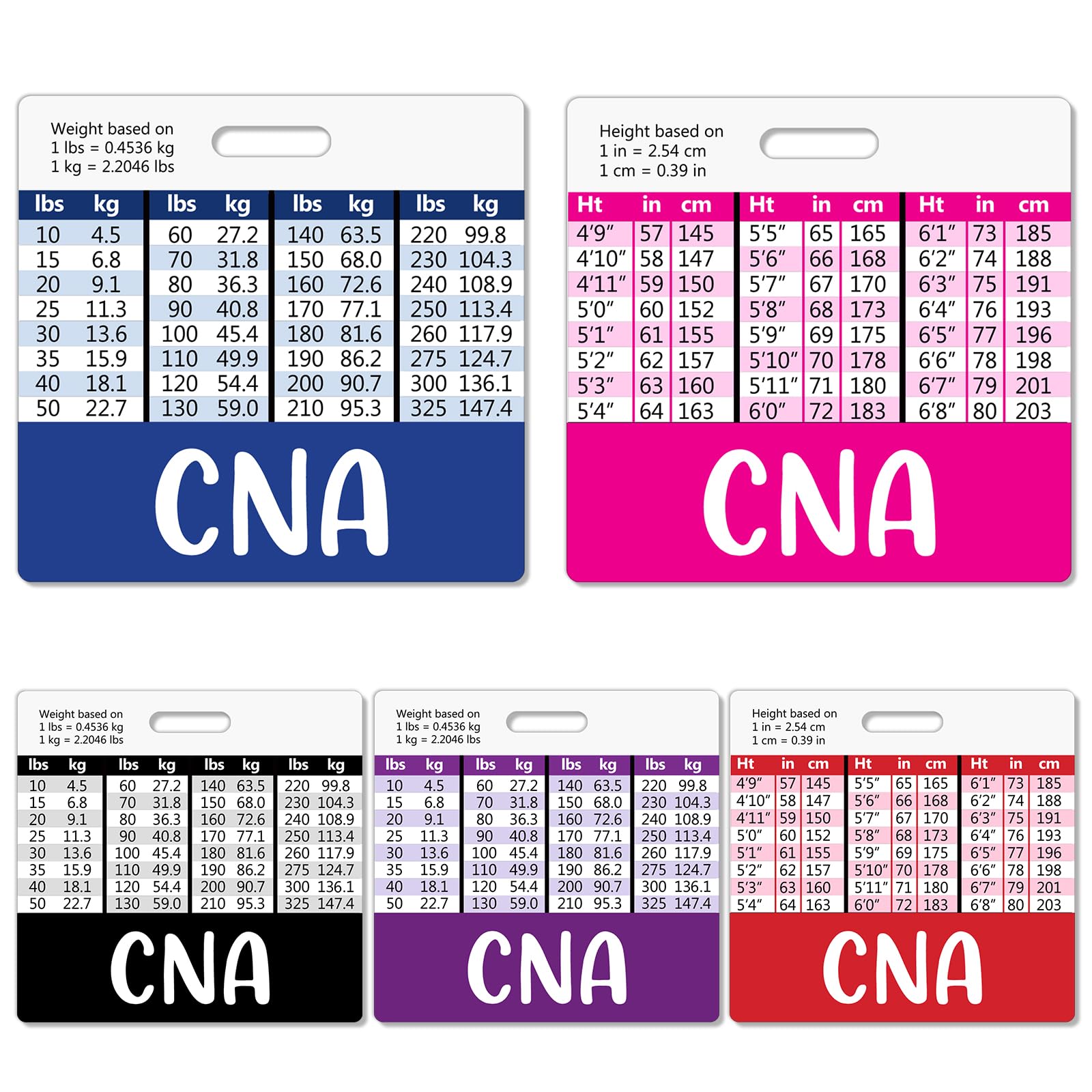 Besoar 5 Pack CNA Badge Buddy Card Holder