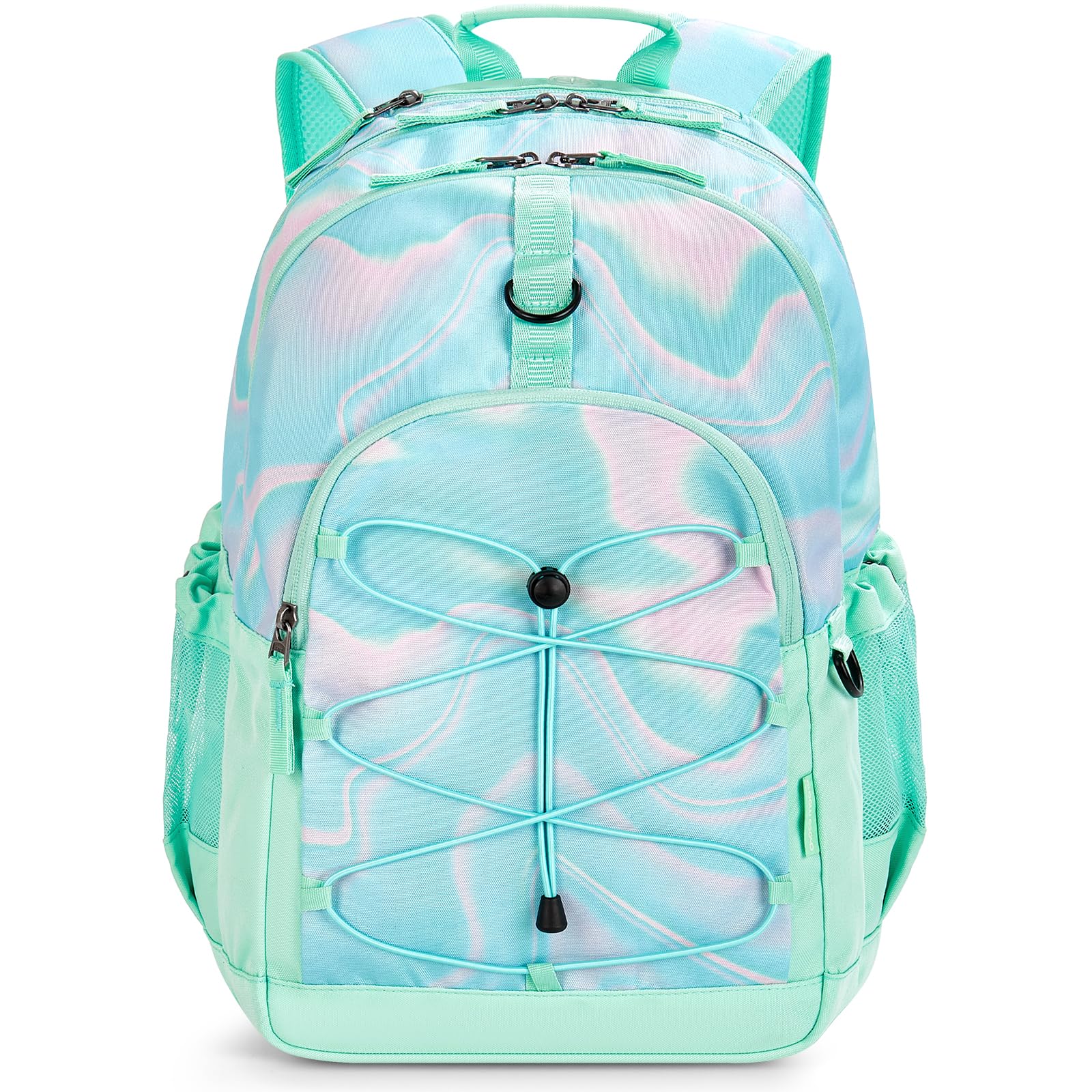 Photo 1 of Choco Mocha Teal Backpack for Teen Girls, Travel School Backpack for Girls Middle School Large Bookbag 18 Inch, Green