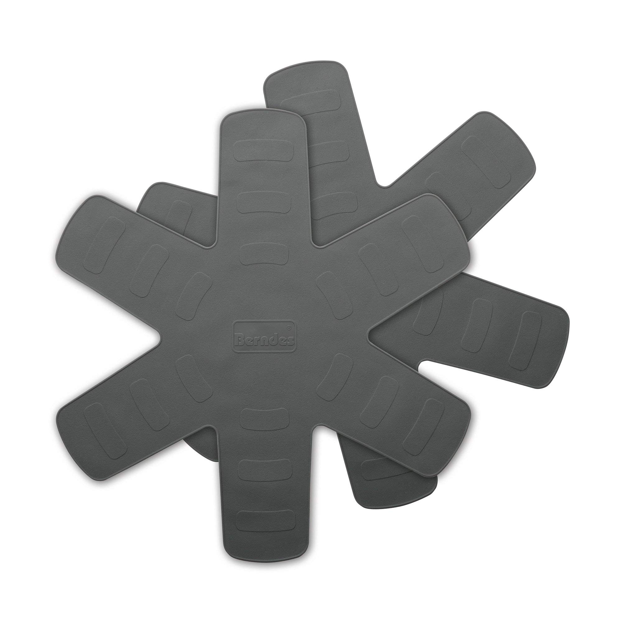 Berndes Set of 2 Silicone Pan Protectors Grey 002010 40 cm Diameter Heat Resistant