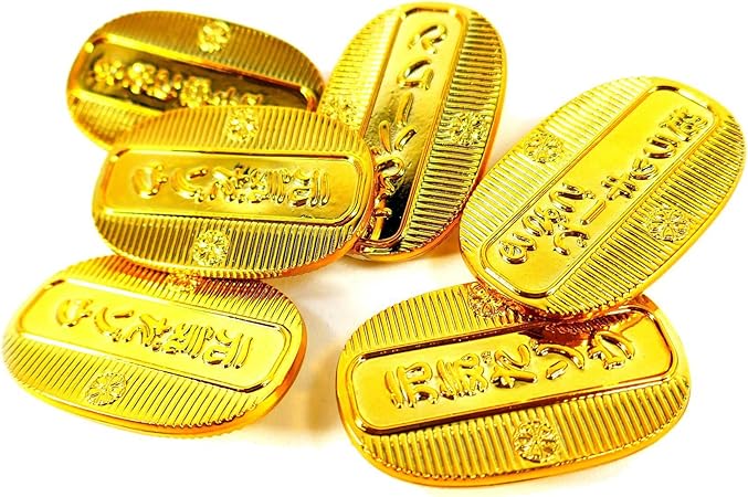 Amazon 小判 レプリカ 6枚セット ゴールド Hb 501 硬貨レプリカ おもしろグッズ おもちゃ雑貨 おもちゃ