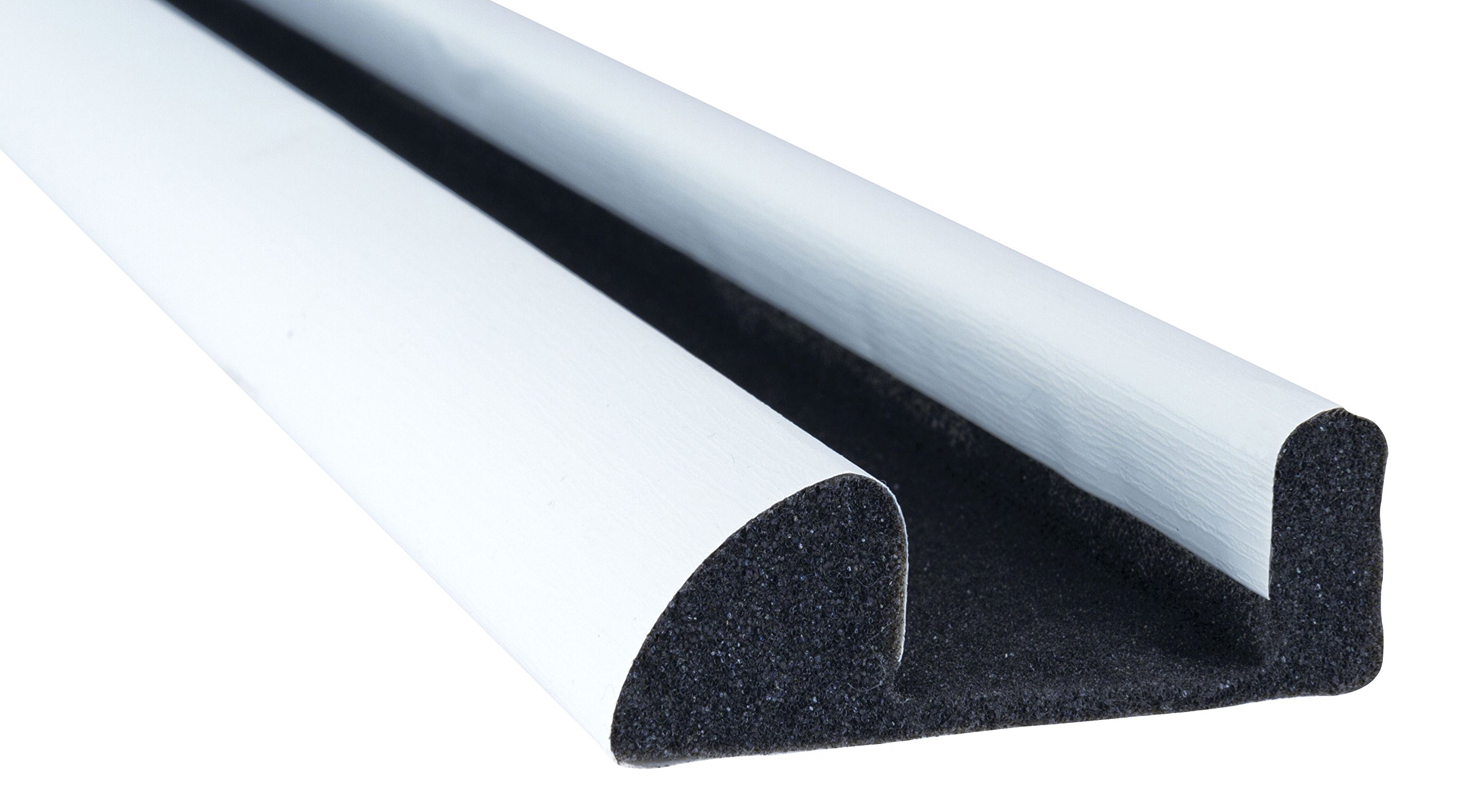 STORMGUARD 02SR6630914W White Internal Foam Under Door Draught Excluder