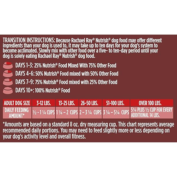 RACHAEL RAY NUTRISH DISH PREMIUM NATURAL DRY DOG FOOD, BEEF & BROWN RICE RECIPE WITH VEGGIES, FRUIT & CHICKEN, 3.75 POUNDS