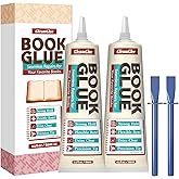 Book Glue, 120ml Permanent Bookbinding Repair Glue, Acid-Free, Dries Clear, Flexible - Ideal for Repairing Bookbinding, Frami
