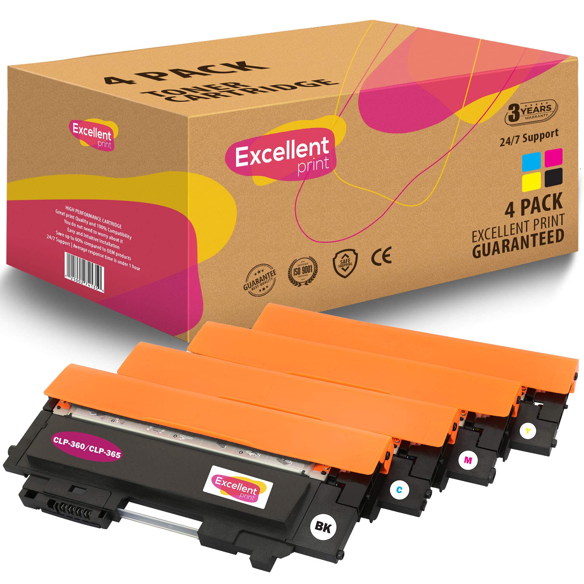 Excellent Print CLP-360 CLP-365 Compatible Toner cartridge for Samsung CLX-3305W CLX-3305FN CLX-3305FW Xpress C410W