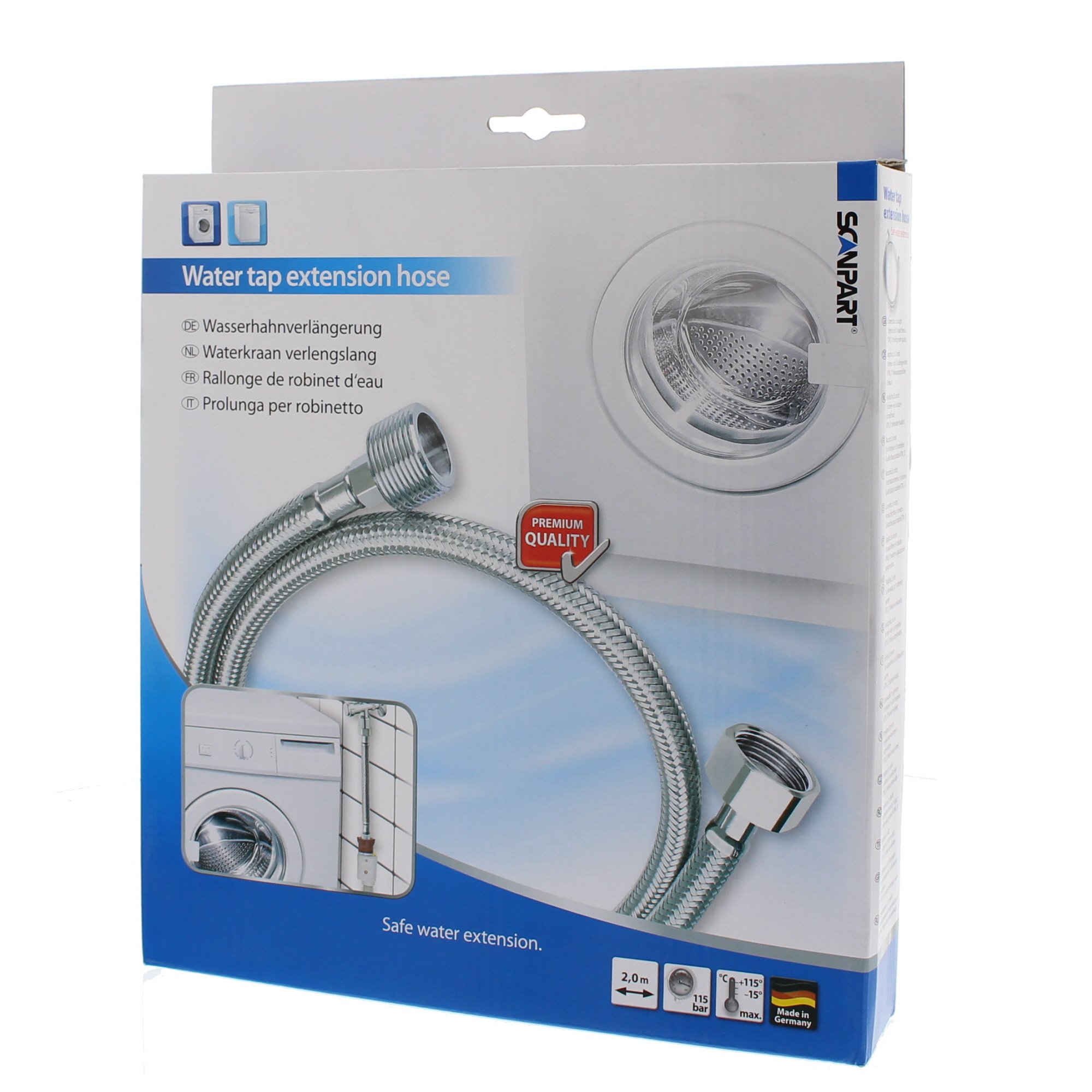 ScanPart aqua stop hose extension KTW-A 2 m