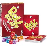 Calliope Roll for It! Red Edition, Fast Dice Rolling Card Game, 2-4 Players | Race to 40 Points, 15 to 20 Minute Gameplay, Combine with Purple Edition for up to 8 Players, For Friends and Family Ages 8+