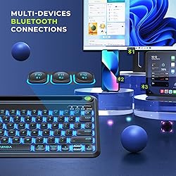 seenda Multi-Device Bluetooth Keyboard - Light Up