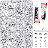 b7000 Clear Glue with 20100Pcs Silver Clear