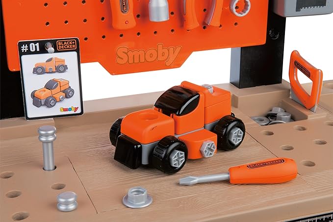 smoby star giant black & decker workbench