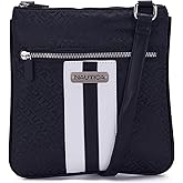 Nautica Lakeside Signature Jaquard North South Crossbody Bag