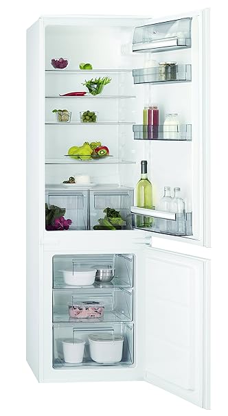 AEG SCB51821LS Einbau Kühl-Gefrier-Kombination mit Gefrierteil unten / 196 l Kühlschrank / 72 l Gefrierschrank / großer Einba