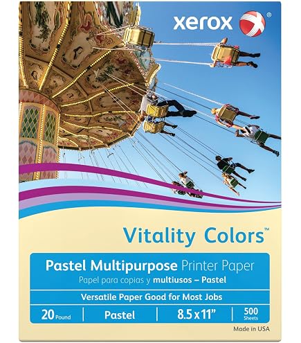 Amazon.com : Xerox Multipurpose Colored Paper, 8 1/2