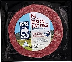Great Range Bison Fresh Ground Bison Patties, 12 ounce