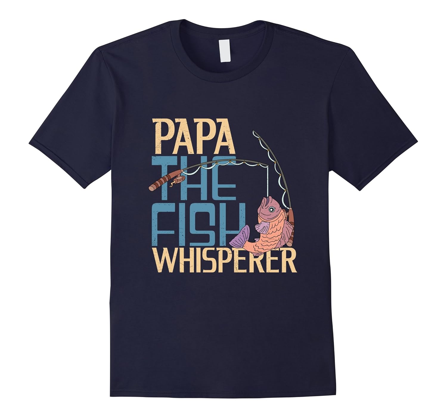 Mens PAPA The Fish Whisperer T-Shirt-ANZ