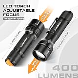 EverBrite LED Flashlights 2 Pack Small Torch Camping Lightweight Zoomable view 2