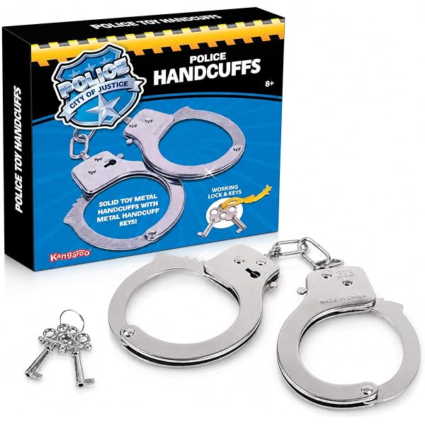 Pack De 2 Esposas De Juguete Metálicas Con 4 Llaves – Accesorios De Policía Para Cosplay, Fiestas Y Juegos De Rol