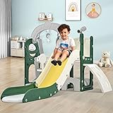 Virubi 6 in 1 Toddler Slide with Swing