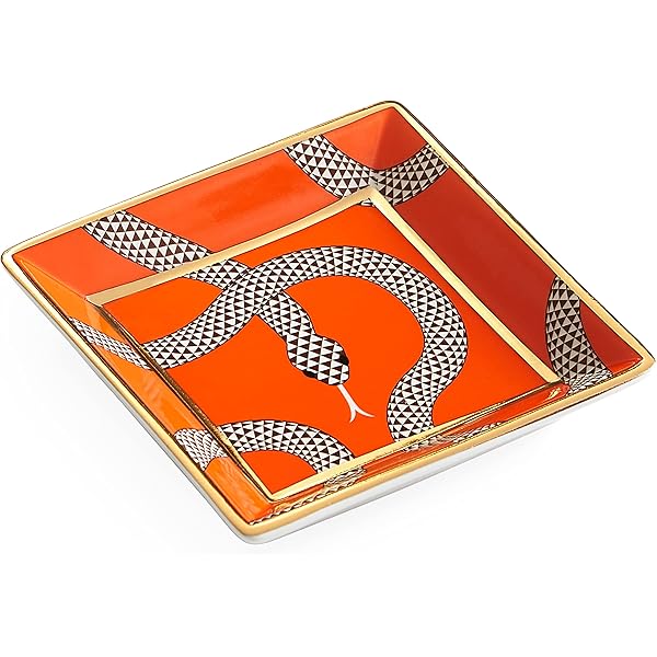 N.Y.発【新品】JONATHAN ADLER★16kGOLDトレイ[タイガー] Tiger Valet Tray – Jonathan Adler