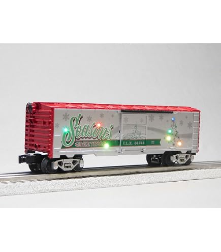 【中古】「非常に良い」ライオネルパーソナライズメッセージクリスマスボックスカー Amazon.com: Lionell Christmas Light Express Happy Holidays Sounds