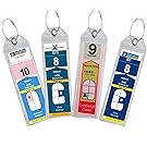 Cruise Luggage Tag Holder Zip Seal & Steel - Royal Caribbean & Celebrity Cruise