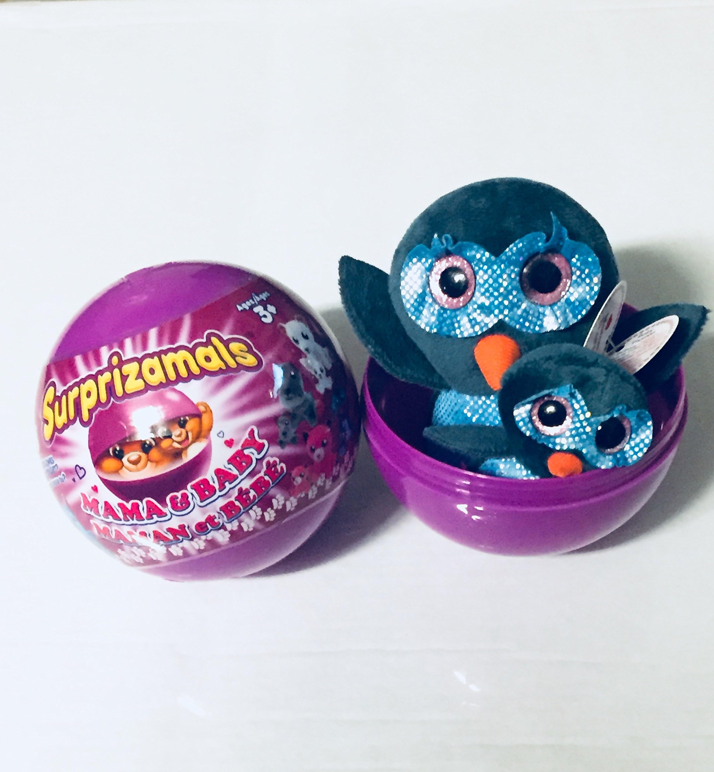 Surprizamals Momma and Baby Mystery Plush Ball ( Styles Will Vary) 1 BALL …